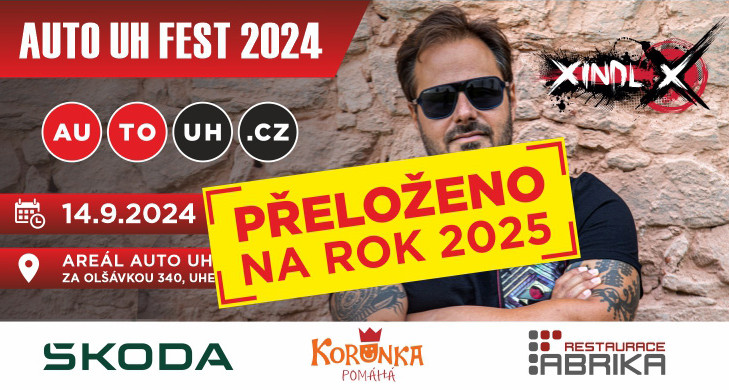 AUTO UH FEST 2024 přesunut na příští rok z důvodu nepřízně počasí