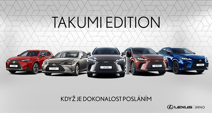 AKČNÍ NABÍDKA LEXUS - TAKUMI EDITION